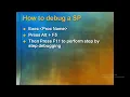 SQL Server session 17 Debugging Stored Procedures