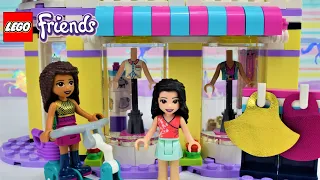 LEGO Friends Emma’s Fashion Shop 41427 Unboxing and Speed Build | Lego Friends 2020