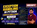 Exception Handling in Python - Telugu Ameerpet Technologies Python Training Srinivas Garapati