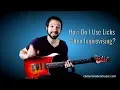 Download Lagu How Do I Use Licks When Improvising? | Guitar Improvisation Lesson
