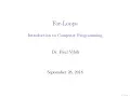 Lecture 9 Section 2 -