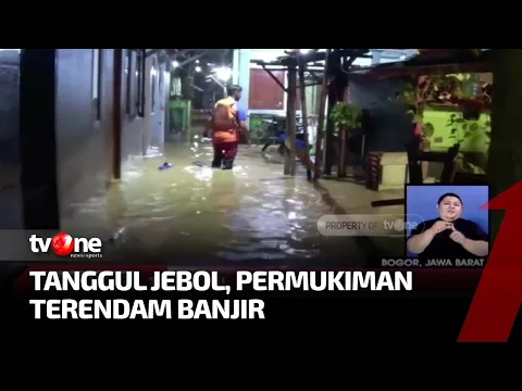 Diguyur Hujan Deras, Permukiman Kampung Kramat Tergenang Banjir