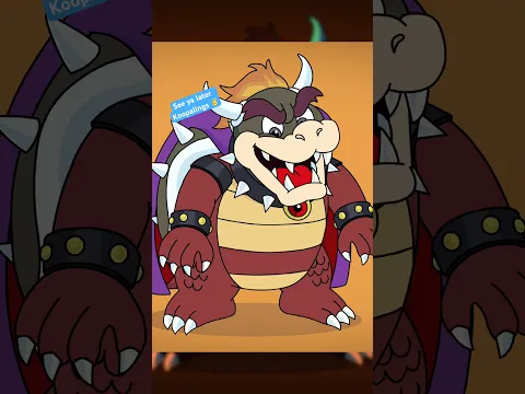 Bowser certainly had some… growing pains. 🔥🐢 #animation #bowser #mario #supermario #videogames