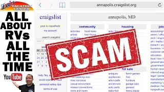 How to spot a Scam on Craigslist When Buying a RV