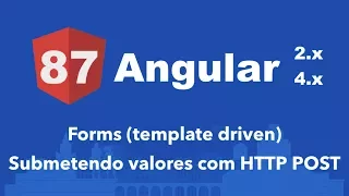 Angular Course Forms template driven Submitting values with HTTP POST