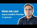 Async Await in TypeScript React Promise vs Async Await TypeScript React Interview Questions