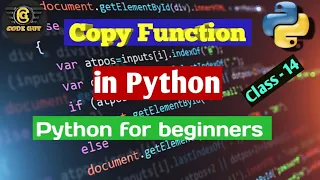 14 Python Bangla Tutorial - Copy List Function in Python