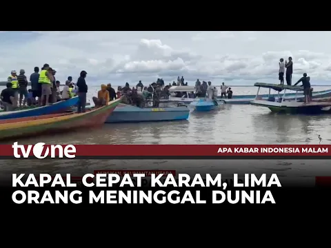 Kapal Cepat Karam di Kalimantan Utara, 5 Orang Tewas