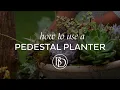 How to use a Pedestal Planter with James Farmer and Ballard Designs