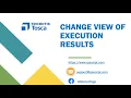 Tosca Tutorial Lesson 60 - Change View of Execution Results Execution Lists Actual Logs