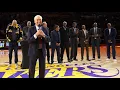 Lakers Honor Pat Riley During Emotional Halftime Ceremony