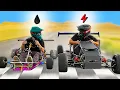 Gas vs Electric Go Kart Race Track POV 200cc vs 20 000w
