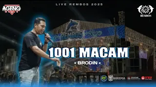 1001 macam brodin ageng musik cover live perform rembos 2025