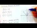 Vertical Stretch Shrink of a Parent Function