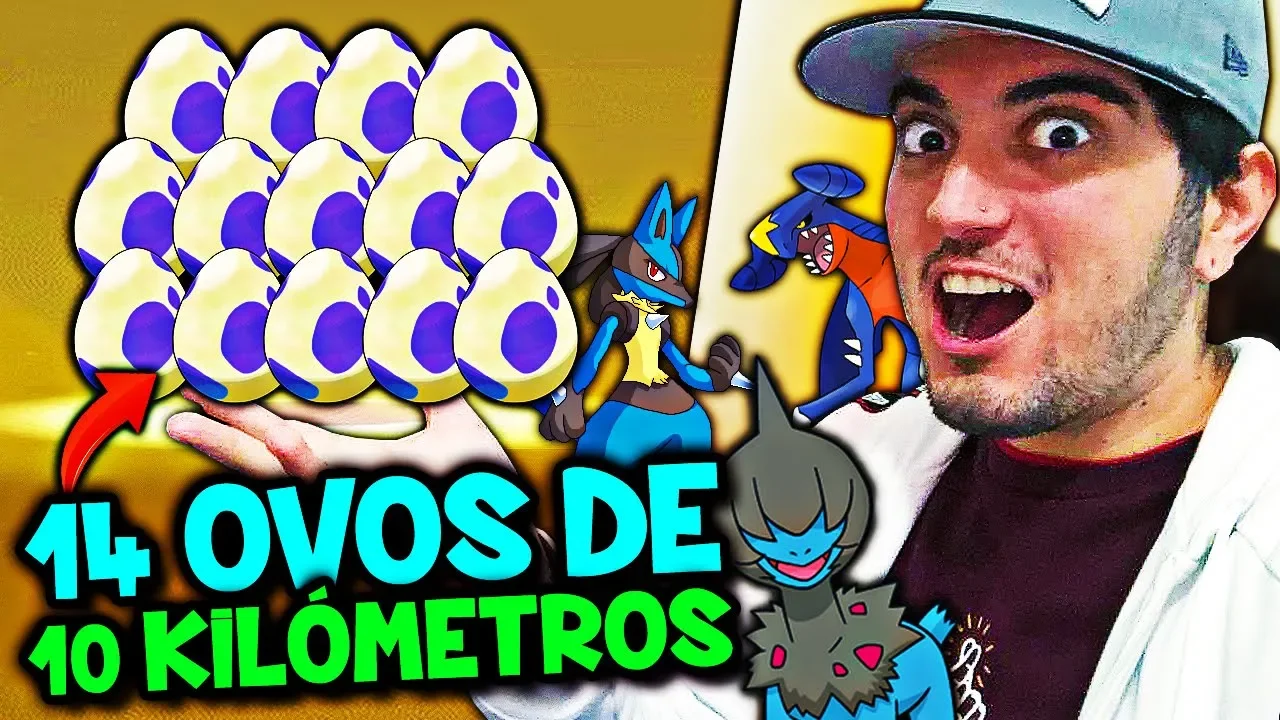 POKÉMON GO 2 #17 14 OVOS DE 10KM! EM BUSCA DE DEINO!!