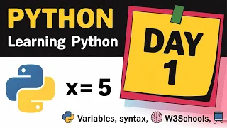 Day 1 Learning Python 3 Years Challenge to become ML Engineer MuhammadTheProgrammer