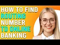 How To Find Routing Number TD Online Banking How Do I Find My Routing Number on TD Online Banking