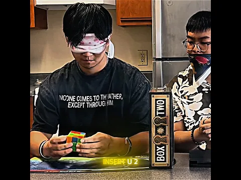 Rubik’s Cube Blind Deaf Mute World Record 38.23 seconds #rubikscube #viral #shorts