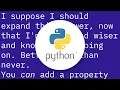 How to add property to a class dynamically