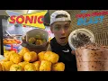 NEW SONIC MOCHA CRUNCH BLAST BROCCOLI CHEDDAR BITES REVIEW