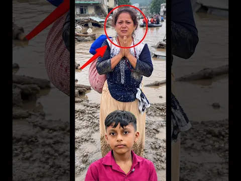 नेपाल फ्लड में बच्चे ने दिखाई इंसानियत . Nepal Flood News - Nepal Flood - Nepal Flood video #nepal