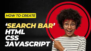 How to Create a Search Bar in HTML CSS and JavaScript Step-by-Step Coding Tutorial