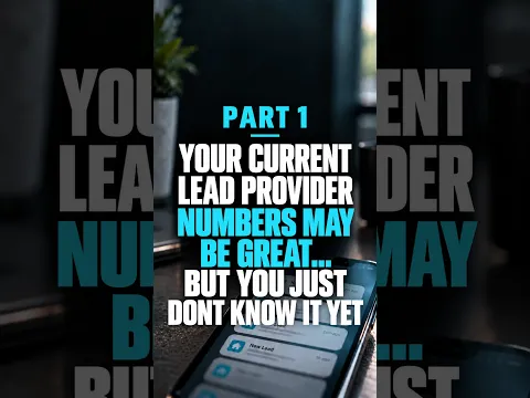YOUR LEADS ARENT THE PROBLEM