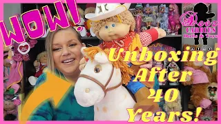 Cabbage Patch Kid and Pony Coleco 1985 unboxing after 40 years
