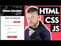 HTML CSS JS Project Build a Fitness Calculator