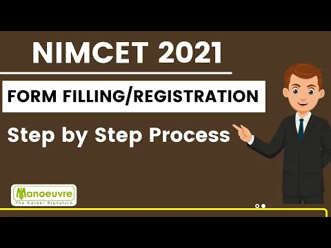 Download MP3 MCA - NIMCET 2021 - Form Filling/Registration Step by Step Process by Manoeuvre