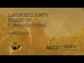 LaPorte County Board of Commissioners April 1 2026