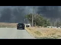 Fast moving fire reaches 8 600 acres near Wendell