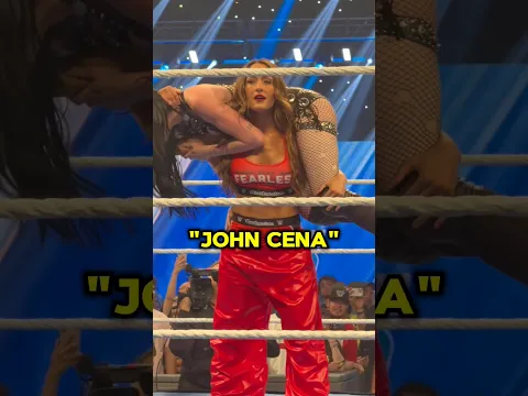 Nikki Bella shuts down the John Cena chants 😂🔥