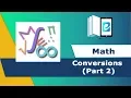 Conversions Part 2 Multiple Conversion Factors Part 2 Animated Math eLearn K-12
