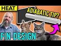 Heat Transfer through Extended Surfaces Fins - Infinite vs Insulated Tip