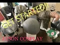 basic cosplay helmet tutorial made from eva foam