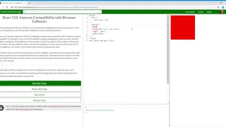 Basic CSS Improve Compatibility with Browser Fallbacks Learn freeCodeCamp