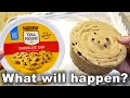 Baking a tub of cookie dough like this
