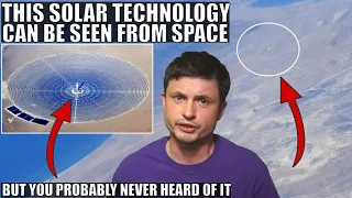 mysterious bright spot captured from space is an incredible solar technology