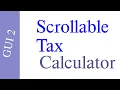 12 01 Scrollable Tax Calculator class Starting Out With Java Fifth Edition