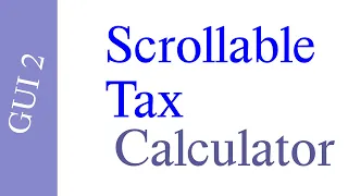 12 01 Scrollable Tax Calculator class Starting Out With Java Fifth Edition