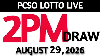 Lotto Result Today 2pm Draw August 29 2026 Swertres Ez2 PCSO LIVE