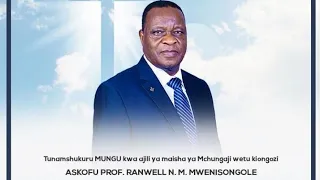 DK BARNABAS MTOKAMBALI ASKOFU MKUU TAG AKIWASILI KWENYE MSIBA WA ASKOFU MWENISONGOLE 