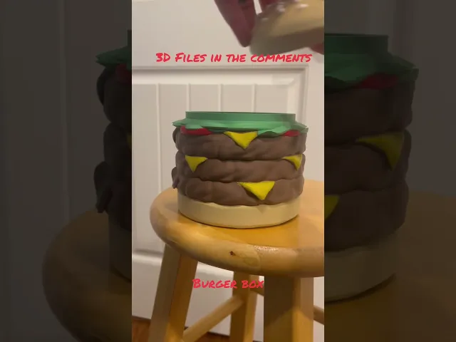 MTG Commander Deck Box - Burger video thumbnail