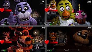 FNaF Animatronics Become Friends with Healthbars