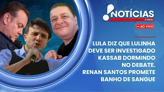 Lula diz que Lulinha deve ser investigado, Kassab dorme no debate | RedeTV! Notícias 2º Edição
