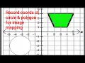 Record coords of circle polygon for image mapping