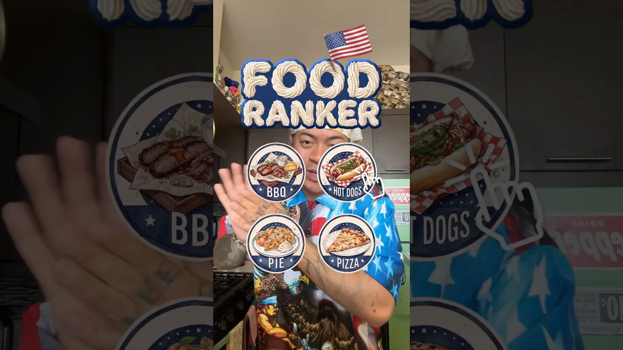 For America's 250th Birthday we're playing with the Food Ranker effect on YouTube Shorts!