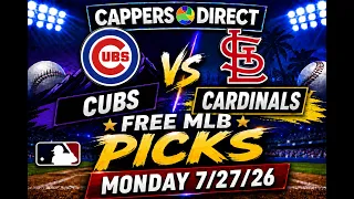 FREE MLB Picks Today Cubs vs Cardinals Prediction Best Bet Betting Picks Monday 26