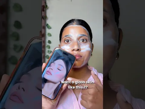 Try this viral wildglow glass skin face mask 😱/# #skincare #facemask #shorts